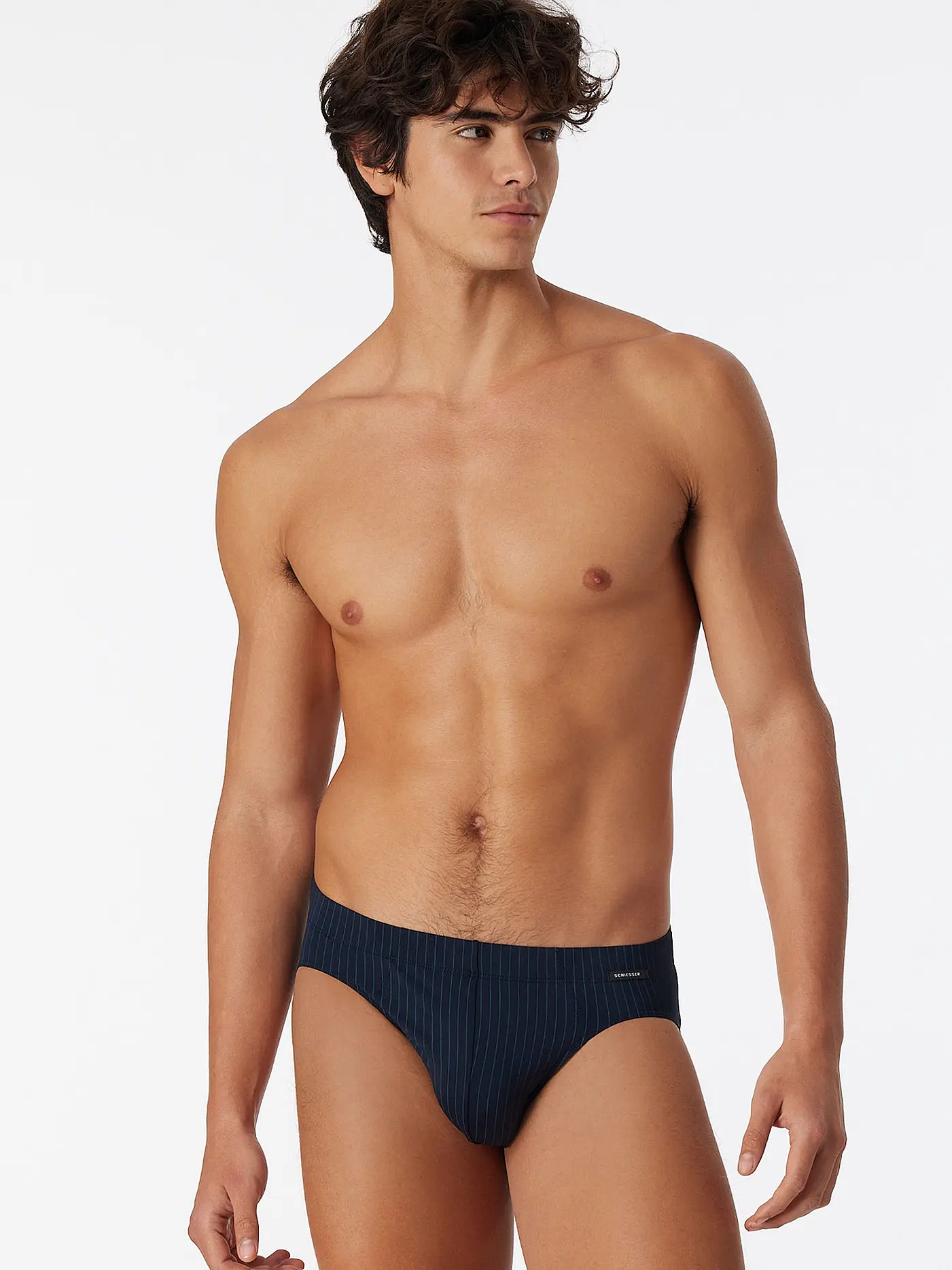 SCHIESSER | Slip anthrazit | blau